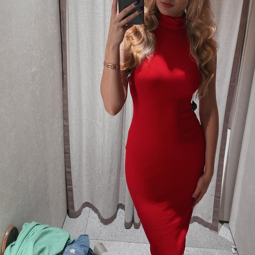 Zara Turtleneck midi Sz S
